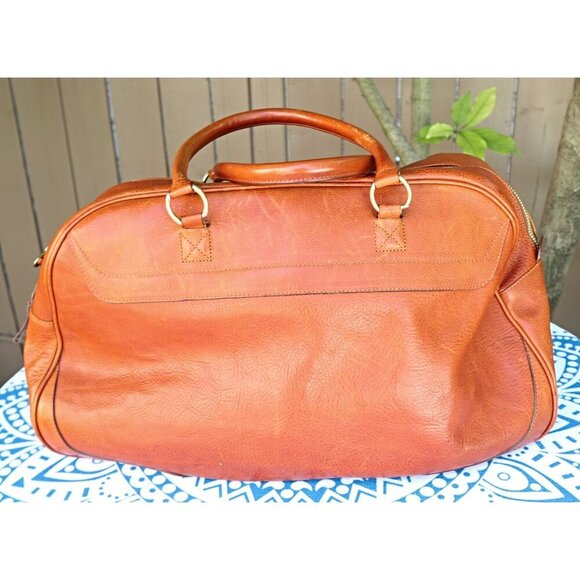 Vintage Tangaroa Terrida Italian Genuine Leather Designer Large Duffle Bag - Picture 4 of 9
